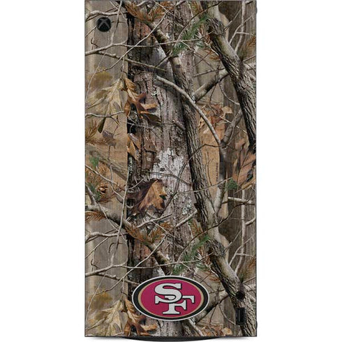 NFL San Francisco 49ers Realtree AP Camo XBox Series X Digital Edition Console Skin