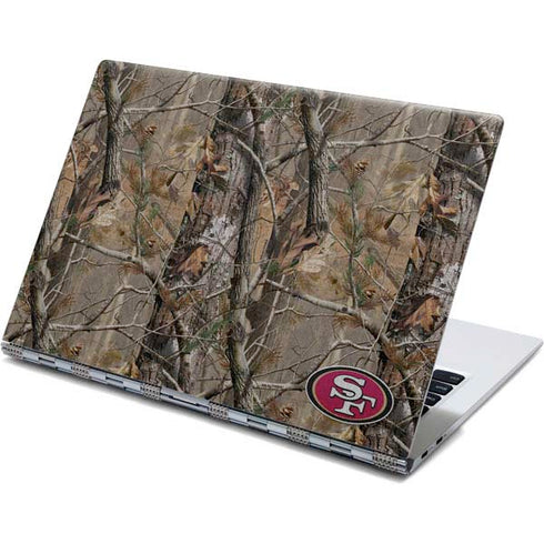 NFL San Francisco 49ers Realtree AP Camo Yoga 910 2-in-1 14in Touch-Screen Skin