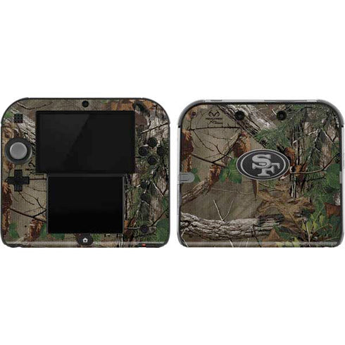 NFL San Francisco 49ers Realtree Xtra Green Camo Nintendo Skins