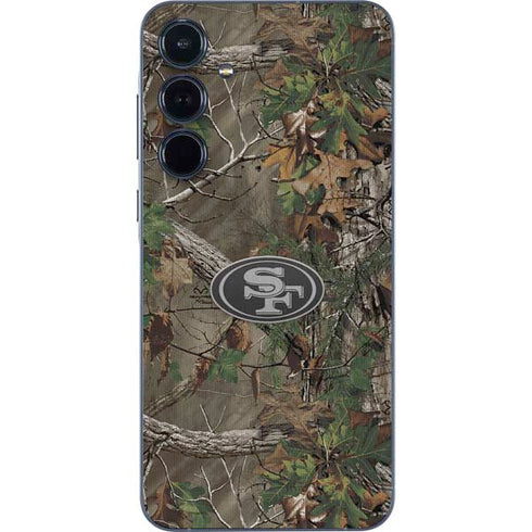 NFL San Francisco 49ers Realtree Xtra Green Camo Galaxy A35 5G Skin