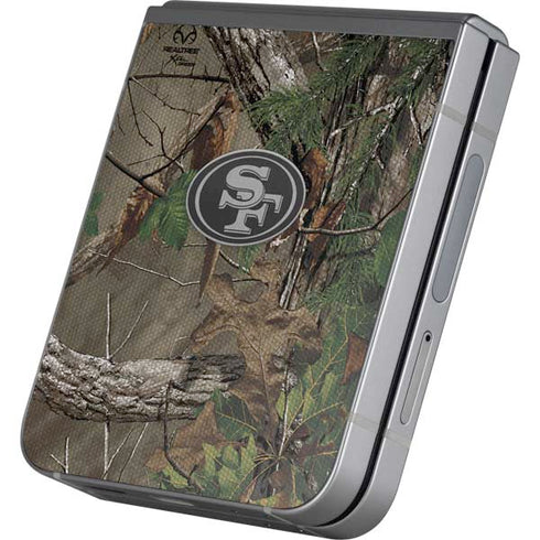 NFL San Francisco 49ers Realtree Xtra Green Camo Galaxy Z Flip6 Skin