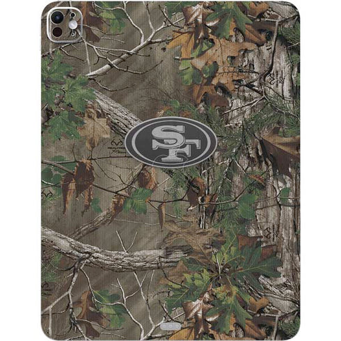 NFL San Francisco 49ers Realtree Xtra Green Camo iPad Pro 13in M4 (2024) Skin