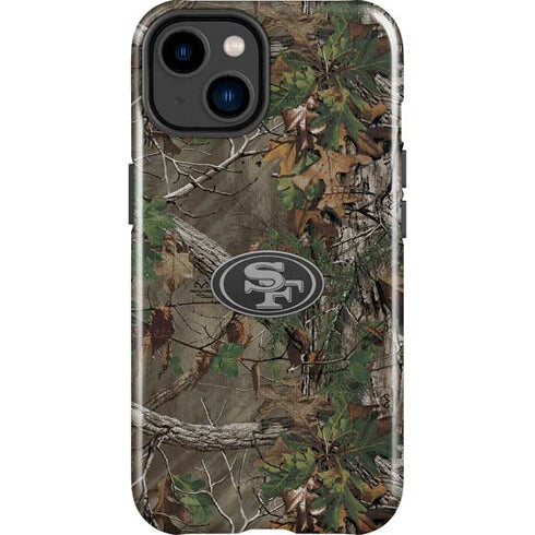 NFL San Francisco 49ers Realtree Xtra Green Camo iPhone 15 Impact Case