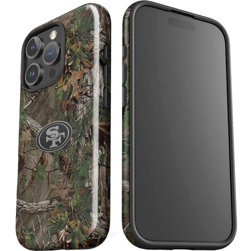 NFL San Francisco 49ers Realtree Xtra Green Camo iPhone 16 Pro Impact Case