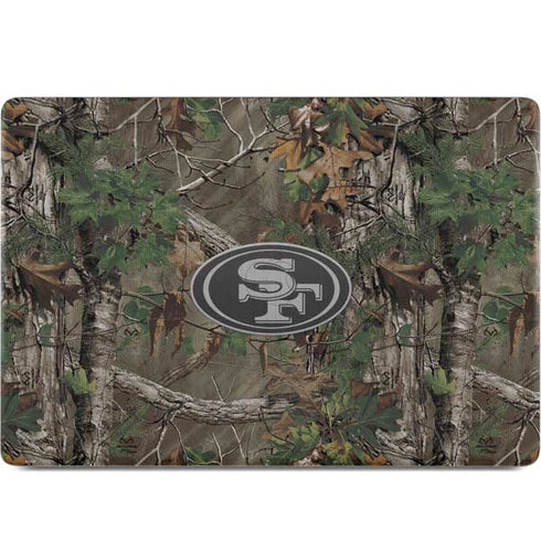 NFL San Francisco 49ers Realtree Xtra Green Camo MacBook Skins