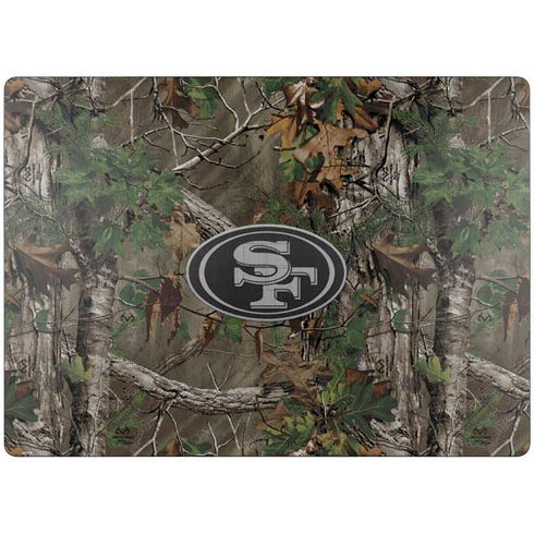 NFL San Francisco 49ers Realtree Xtra Green Camo Surface Laptop 7 13.8in Skin