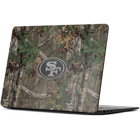 NFL San Francisco 49ers Realtree Xtra Green Camo Surface Laptop 7 15in Skin