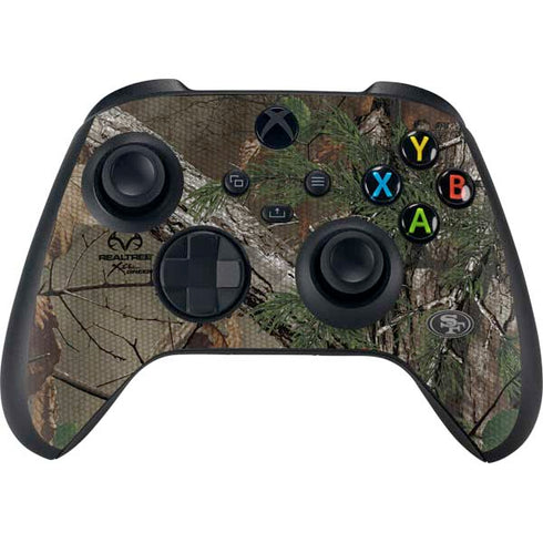 NFL San Francisco 49ers Realtree Xtra Green Camo Xbox Series X Skins