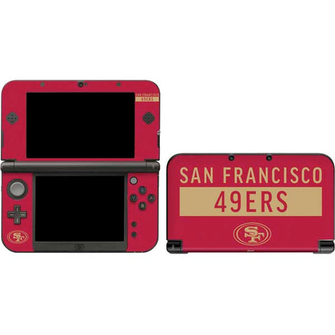 NFL San Francisco 49ers Red Performance Series Nintendo Skins