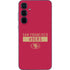 NFL San Francisco 49ers Red Performance Series Galaxy A35 5G Skin