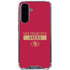 NFL San Francisco 49ers Red Performance Series Galaxy A36 5G Clear Case