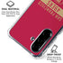 NFL San Francisco 49ers Red Performance Series Galaxy A36 5G Clear Case