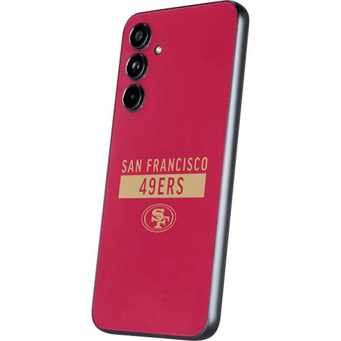 NFL San Francisco 49ers Red Performance Series Galaxy A54 5G Skin