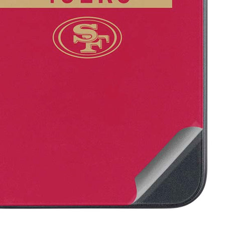 NFL San Francisco 49ers Red Performance Series Galaxy A54 5G Skin