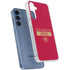 NFL San Francisco 49ers Red Performance Series Galaxy A55 5G Clear Case