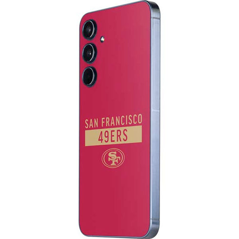 NFL San Francisco 49ers Red Performance Series Galaxy A55 5G Skin