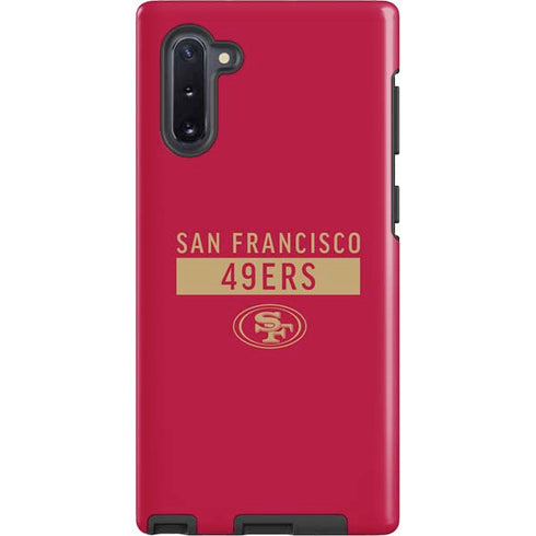 NFL San Francisco 49ers Red Performance Series Galaxy Cases