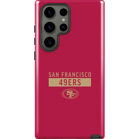 NFL San Francisco 49ers Red Performance Series Galaxy S23 Ultra Pro Case