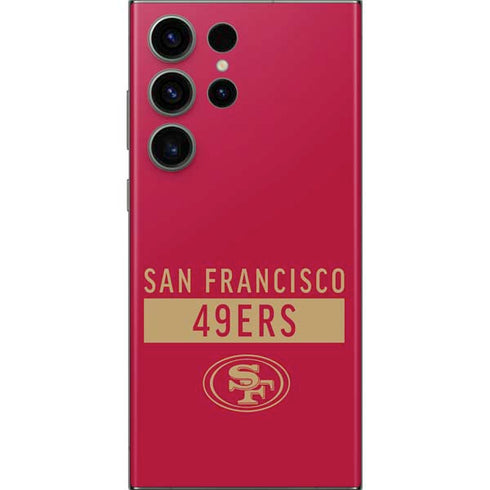 NFL San Francisco 49ers Red Performance Series Galaxy Skins