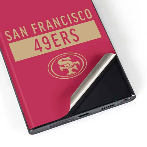 NFL San Francisco 49ers Red Performance Series Galaxy Skins