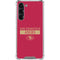 NFL San Francisco 49ers Red Performance Series Galaxy S24 FE Clear Case