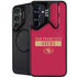 NFL San Francisco 49ers Red Performance Series Galaxy S24 Kickstand Case