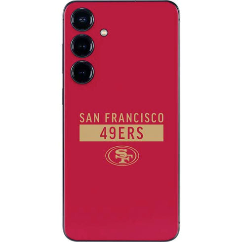 NFL San Francisco 49ers Red Performance Series Galaxy S25 Plus Skin