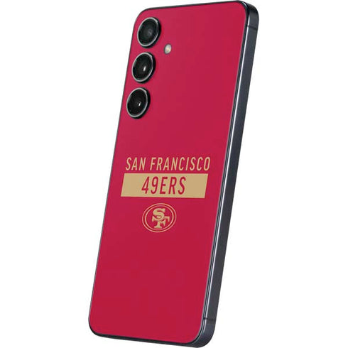 NFL San Francisco 49ers Red Performance Series Galaxy S25 Plus Skin