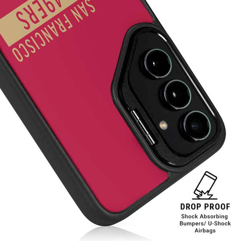 NFL San Francisco 49ers Red Performance Series Galaxy S24 Ultra Kickstand Case