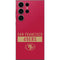 NFL San Francisco 49ers Red Performance Series Galaxy S25 Ultra Skin
