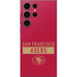 NFL San Francisco 49ers Red Performance Series Galaxy S25 Ultra Skin
