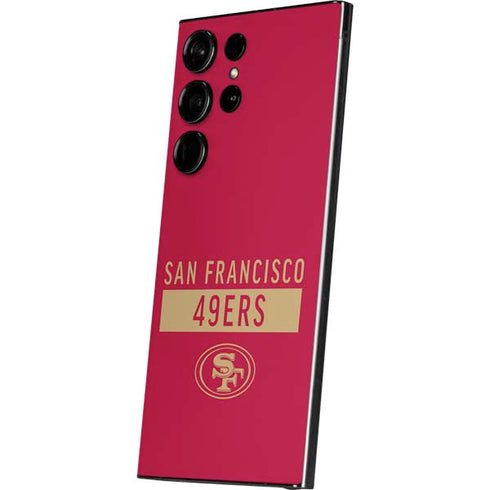 NFL San Francisco 49ers Red Performance Series Galaxy S25 Ultra Skin