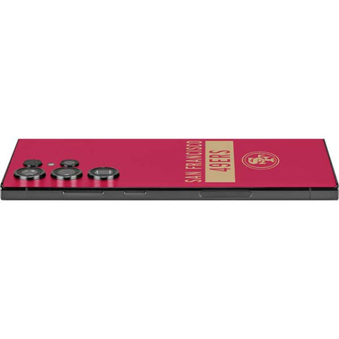 NFL San Francisco 49ers Red Performance Series Galaxy S25 Ultra Skin