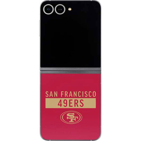 NFL San Francisco 49ers Red Performance Series Galaxy Z Flip6 Skin
