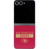 NFL San Francisco 49ers Red Performance Series Galaxy Z Flip6 Skin