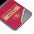 NFL San Francisco 49ers Red Performance Series Galaxy Z Flip6 Skin