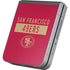 NFL San Francisco 49ers Red Performance Series Galaxy Z Flip6 Skin