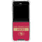 NFL San Francisco 49ers Red Performance Series Galaxy Z Flip6 Clear Case