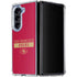 NFL San Francisco 49ers Red Performance Series Galaxy Z Fold5 5G Clear Case