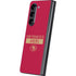 NFL San Francisco 49ers Red Performance Series Galaxy Z Fold5 5G Skin