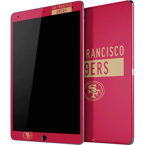 NFL San Francisco 49ers Red Performance Series iPad Skins