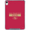 NFL San Francisco 49ers Red Performance Series iPad 11th Gen (2025) Clear Case