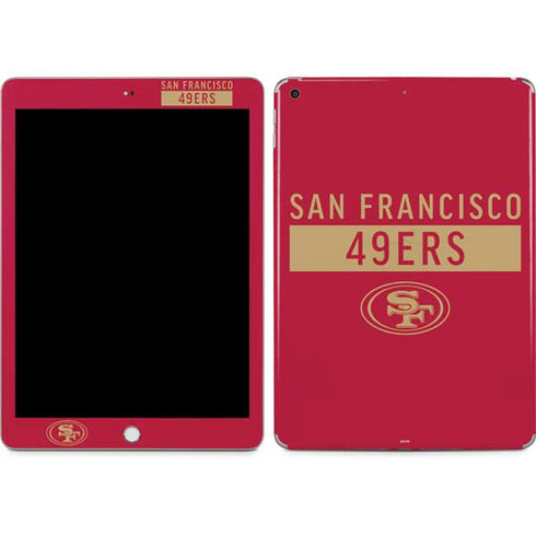 NFL San Francisco 49ers Red Performance Series Apple iPad Skin