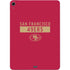 NFL San Francisco 49ers Red Performance Series Apple iPad Air Skin