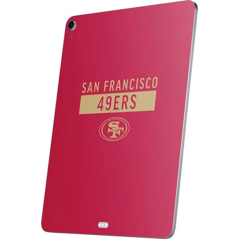 NFL San Francisco 49ers Red Performance Series Apple iPad Air Skin