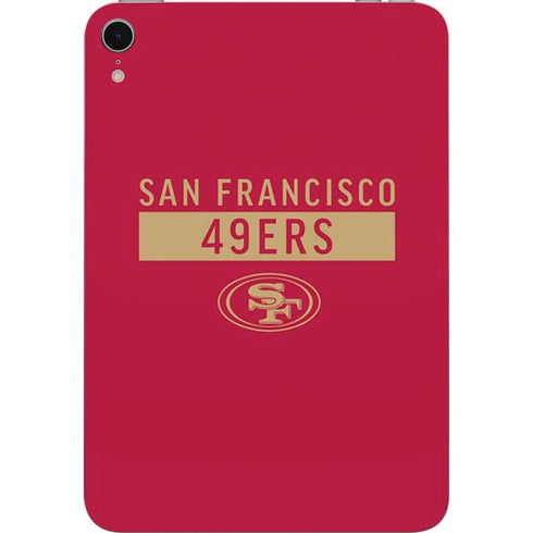 NFL San Francisco 49ers Red Performance Series Apple iPad Mini Skin