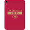 NFL San Francisco 49ers Red Performance Series Apple iPad Mini Skin