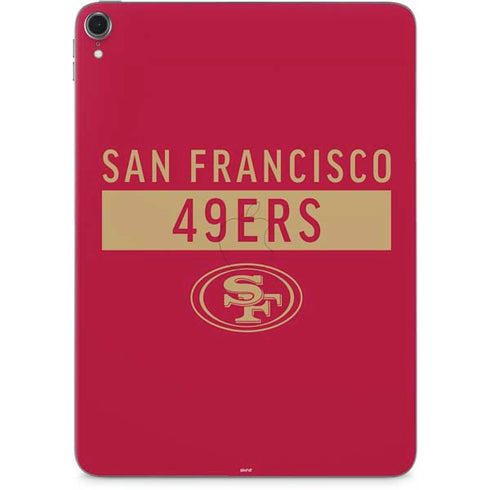 NFL San Francisco 49ers Red Performance Series Apple iPad Pro Skin