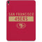 NFL San Francisco 49ers Red Performance Series Apple iPad Pro Skin