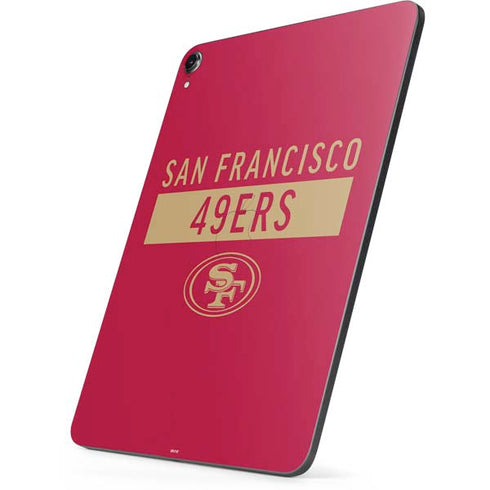 NFL San Francisco 49ers Red Performance Series Apple iPad Pro Skin